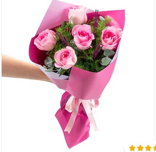 PEMBE GÜL BUKETİ
