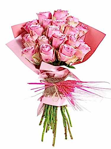 Vip 21 Pembe Gül Buket